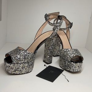 Giuseppe Zanotti Lavinia Carnival Glitter Heels